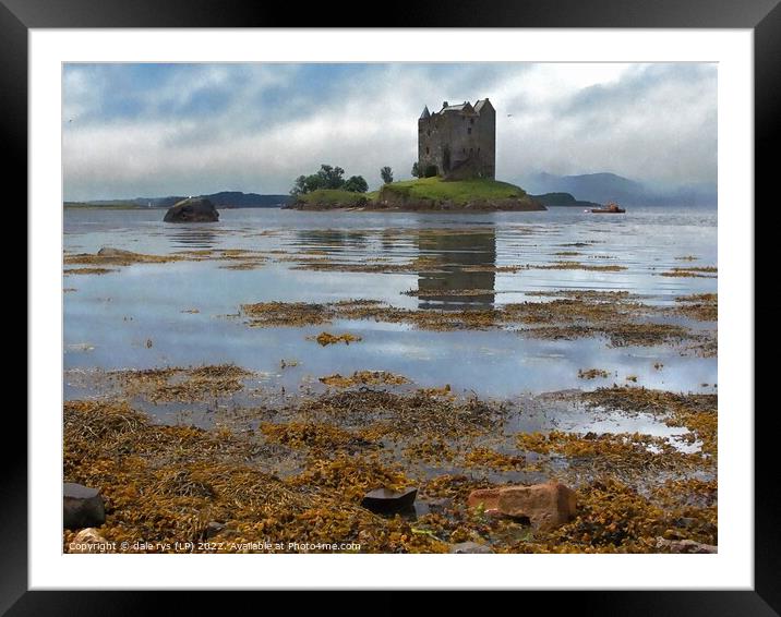 castle stalker argyll and bute Framed Mounted Print by dale rys (LP)