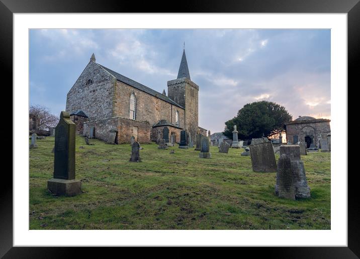 Kilrenny Parish Church Anstruther Framed Mounted Print by Anthony McGeever