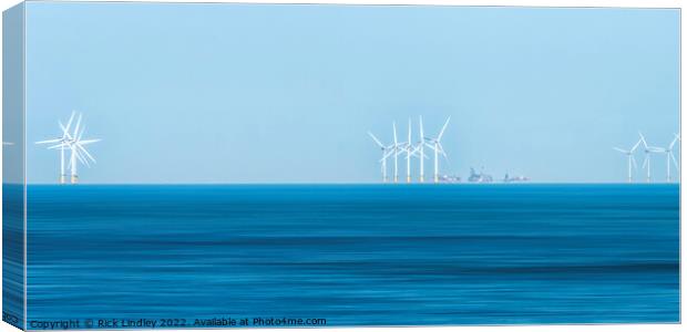 Wind Farm Canvas Print by Rick Lindley