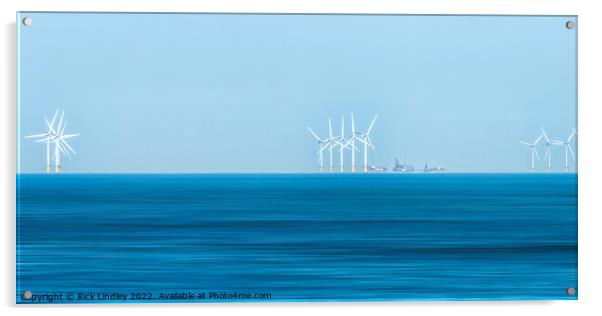 Wind Farm Acrylic by Rick Lindley