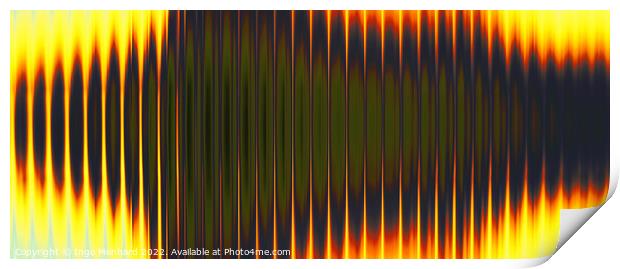 Sound waves Print by Ingo Menhard