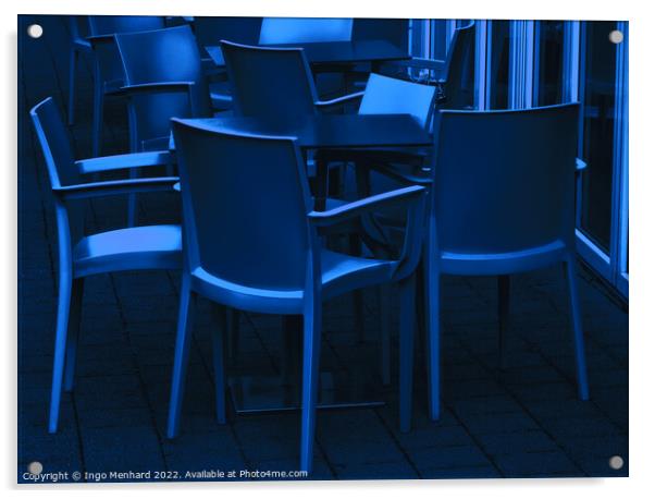 Waiting seats Acrylic by Ingo Menhard