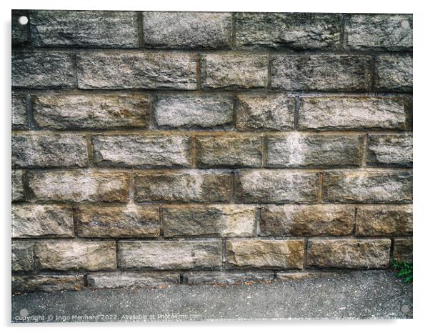 Another brick wall Acrylic by Ingo Menhard