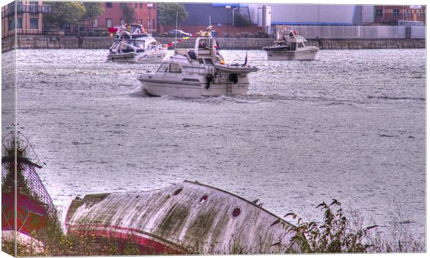 River Medway Canvas Print by David French