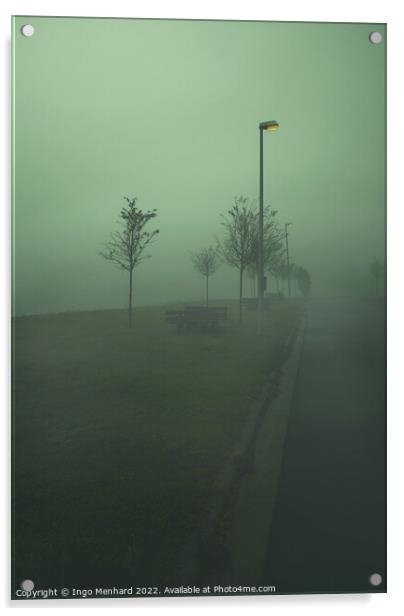 Foggy Thuringia Acrylic by Ingo Menhard