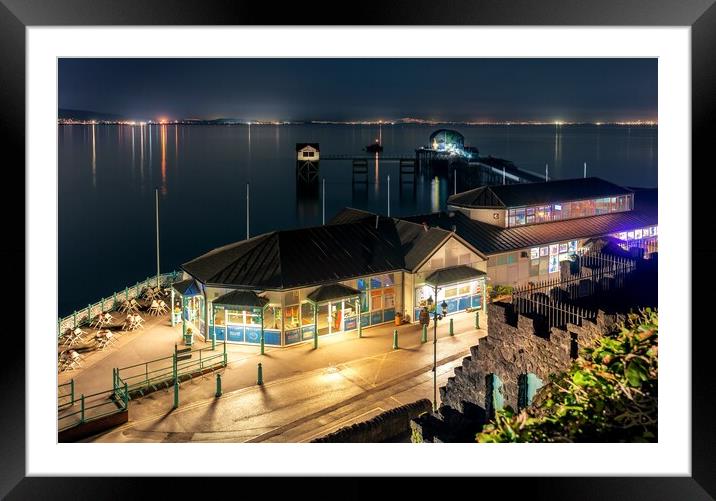 Mumbles Pier Framed Mounted Print by Dean Merry