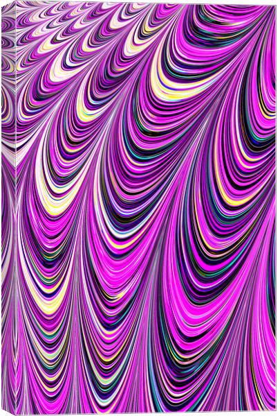 Purple Illusion Canvas Print by Vickie Fiveash