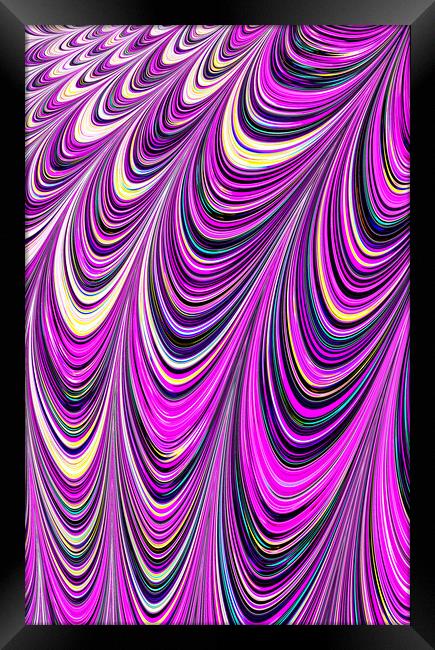 Purple Illusion Framed Print by Vickie Fiveash