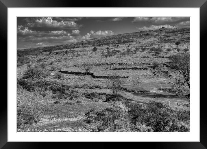 Abandoned Farmstead on Dartmoor Framed Mounted Print by Roger Mechan