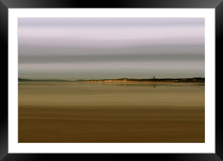 Aberavon Dunes and Beach Framed Mounted Print by Julie Hoddinott