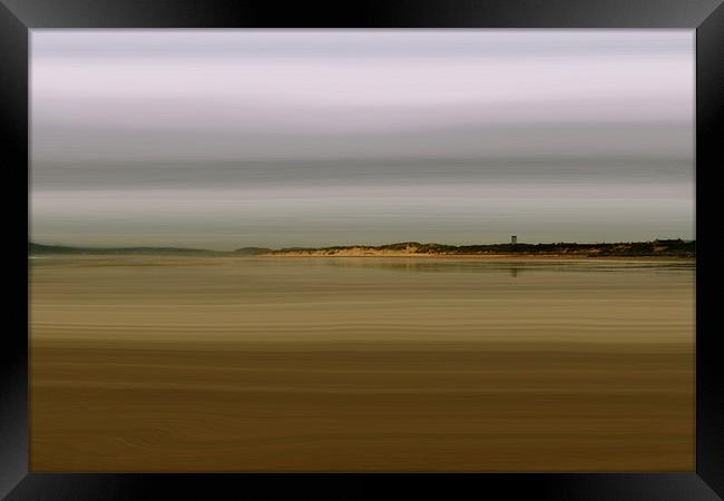 Aberavon Dunes and Beach Framed Print by Julie Hoddinott