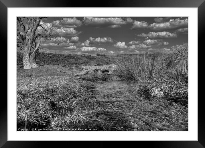 Serenity in Monochrome Framed Mounted Print by Roger Mechan