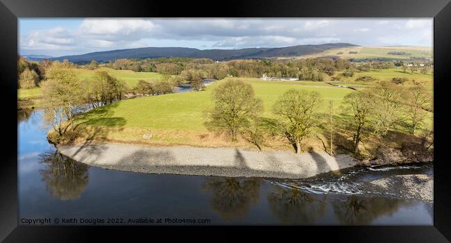 Ruskin's View, Kirkby Lonsdale, Cumbria Framed Print by Keith Douglas