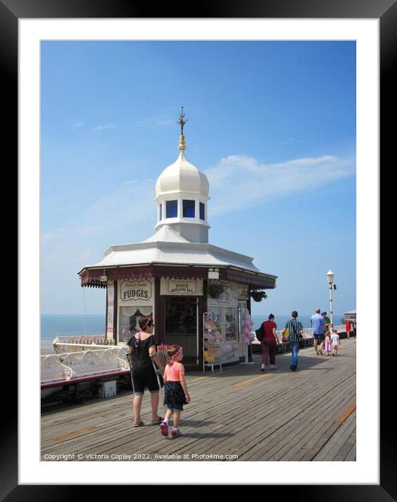 Blackpool north pier Framed Mounted Print by Victoria Copley