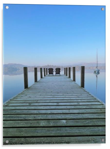 Lake Windemere Acrylic by David Thompson