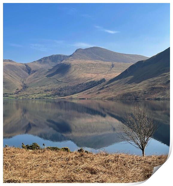 Wastwater Seascale Print by David Thompson