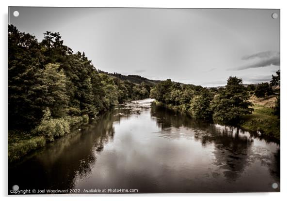 The River Wye Acrylic by Joel Woodward