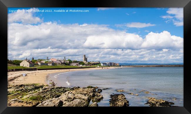 St Andrews Fife Scotland panoramic Framed Print by Pearl Bucknall