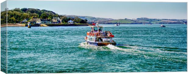 The Cremyll Ferry Plymouth Canvas Print by Peter F Hunt