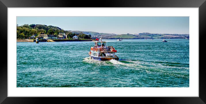 The Cremyll Ferry Plymouth Framed Mounted Print by Peter F Hunt