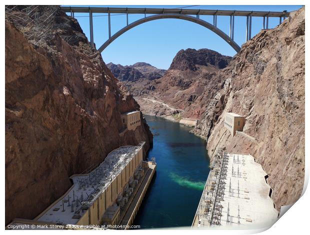 View from the Dam Print by Mark Storey