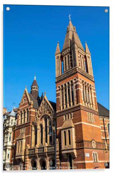 Ukrainian Catholic Cathedral in London, UK Acrylic by Chris Dorney