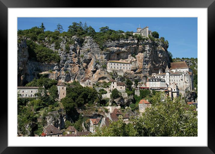 Rocamadour Framed Mounted Print by Terry Sandoe