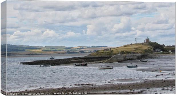 Lindisfarne Island Canvas Print by Victoria Copley