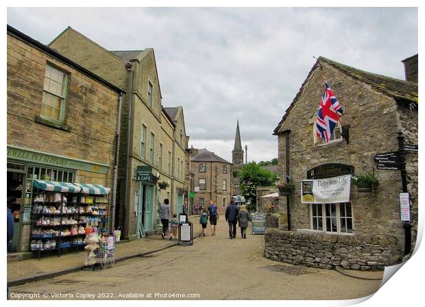 Bakewell Print by Victoria Copley