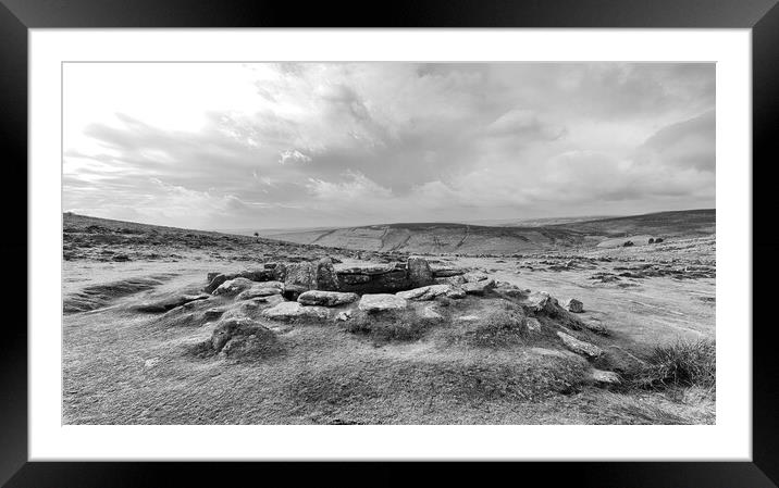 Grimspound Framed Mounted Print by Mark Godden