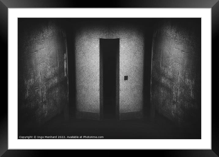 Elevator into the unknown Framed Mounted Print by Ingo Menhard