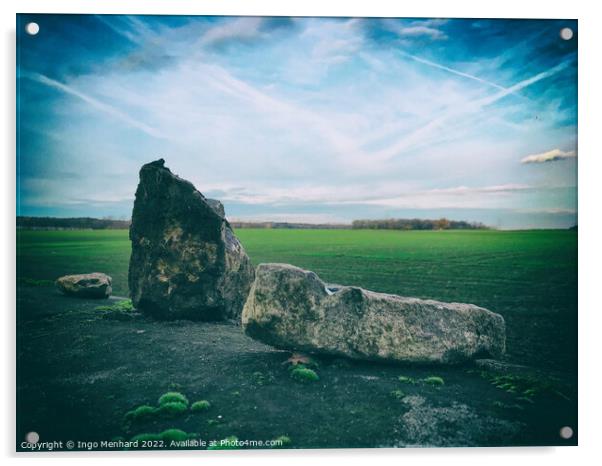 Three stones' view Acrylic by Ingo Menhard