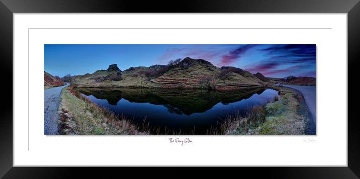 The Fairy Glen, Skye, Scotland Panoramic Framed Mounted Print by JC studios LRPS ARPS