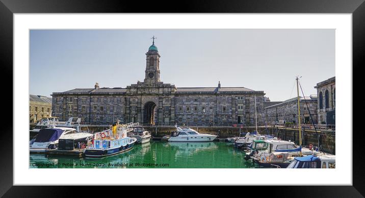 Royal William Victualling Yard Plymouth Framed Mounted Print by Peter F Hunt