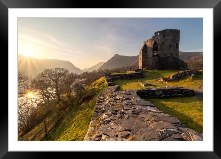 Welsh castle Framed Mounted Print by Kevin Elias