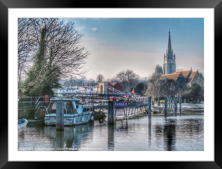 Marlow Framed Mounted Print by Beryl Curran