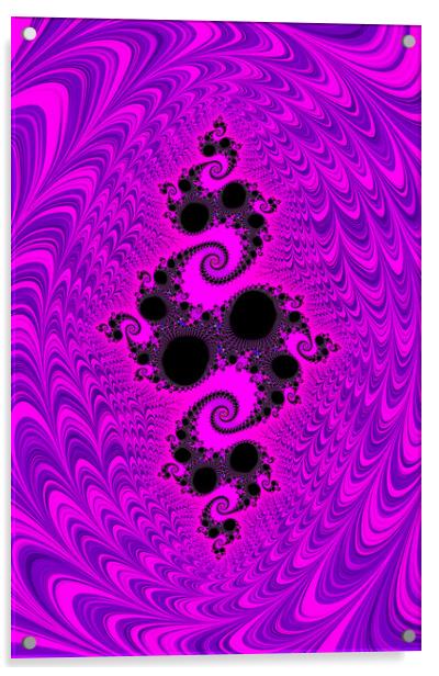 Purple Wonder Acrylic by Vickie Fiveash