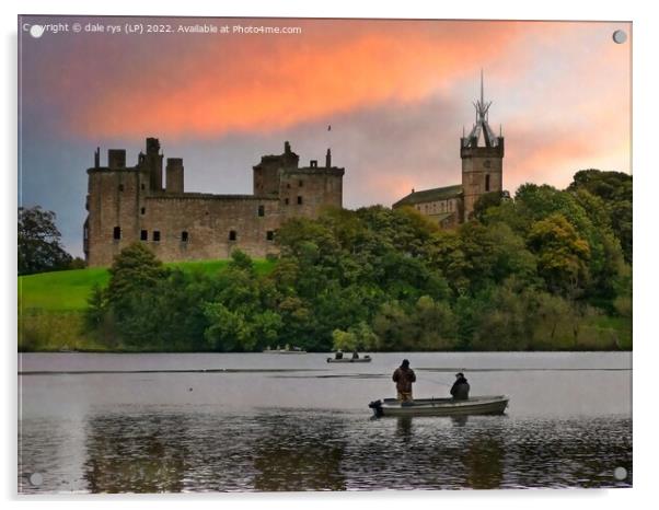 Linlithgow palace Acrylic by dale rys (LP)
