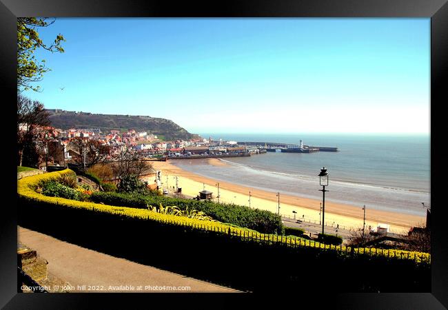 Scarborough, North Yorkshire. Framed Print by john hill