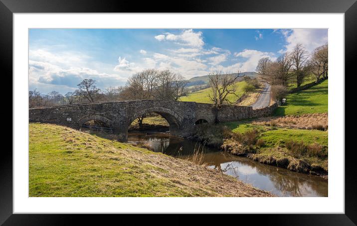 Bridge over the river - Semerwater, Yorkshire Dale Framed Mounted Print by Andrew Scott
