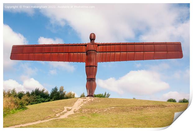 The Angel Of The North Print by Traci Habergham