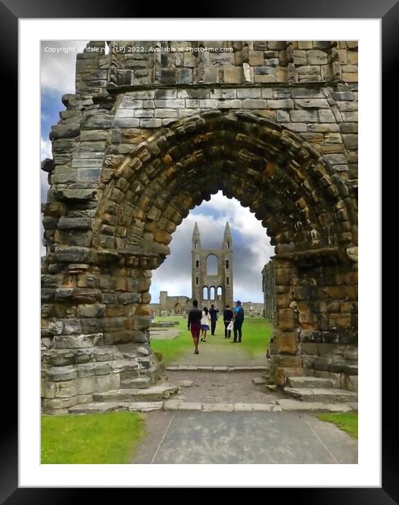 st. andrews cathedral  saint andrews Framed Mounted Print by dale rys (LP)