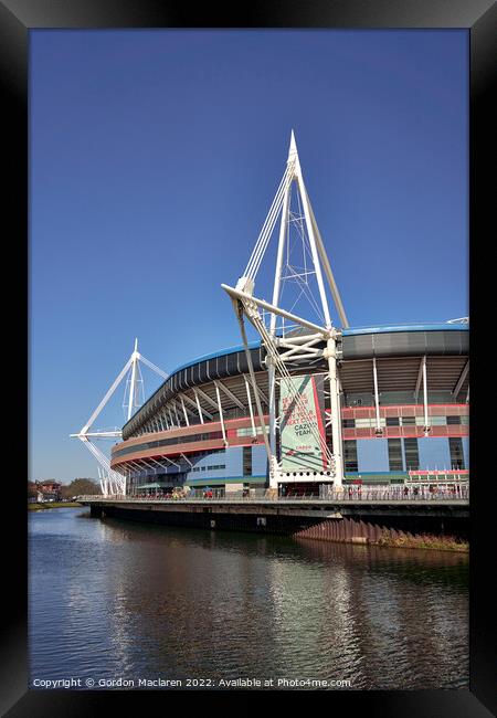 Match Day, Principality Stadium, Cardiff, Wales Framed Print by Gordon Maclaren
