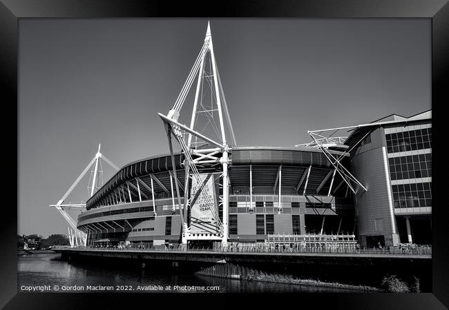 Match Day, Principality Stadium, Cardiff  Framed Print by Gordon Maclaren