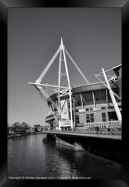 Match Day, Principality Stadium, Cardiff, Wales Framed Print by Gordon Maclaren