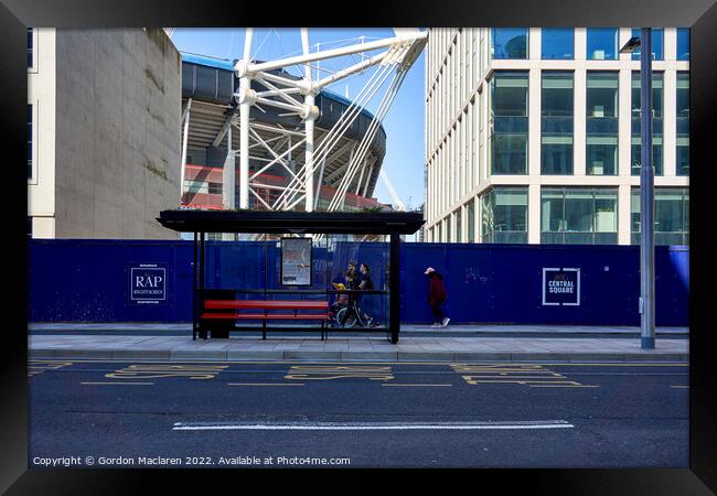 Match Day, Principality Stadium, Cardiff, Wales Framed Print by Gordon Maclaren