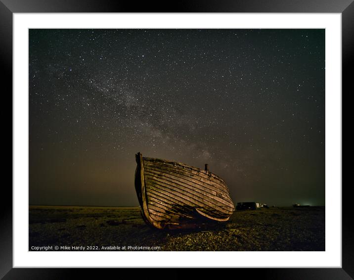 Sailing the Milky Way Framed Mounted Print by Mike Hardy