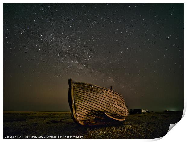 Sailing the Milky Way Print by Mike Hardy