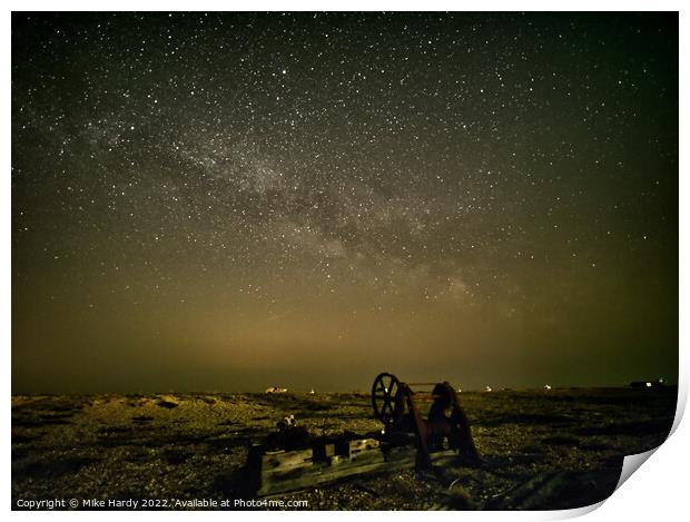 Winching the stars Print by Mike Hardy
