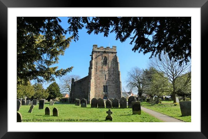 Timeless Beauty of St Werburghs Church Framed Mounted Print by Mark Chesters